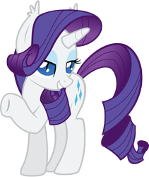 Size: 4215x5000 | Tagged: safe, artist:zee66, rarity, bat pony, pony, absurd resolution, bat ponified, bat pony unicorn, race swap, raribat, simple background, slit eyes, solo, transparent background, vector, wingless bat pony