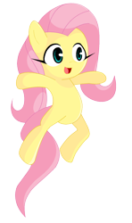 Size: 896x1512 | Tagged: safe, artist:sauec, fluttershy, pegasus, pony, simple background, smiling, solo, transparent background