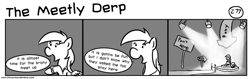 Size: 1280x404 | Tagged: safe, artist:tetrapony, derpy hooves, pegasus, pony, comic:the daily derp, female, mare, the meetly derp