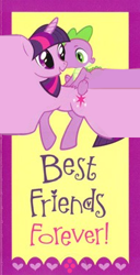 Size: 195x380 | Tagged: safe, artist:capnpea, derpibooru import, edit, spike, twilight sparkle, dragon, valentine, wat