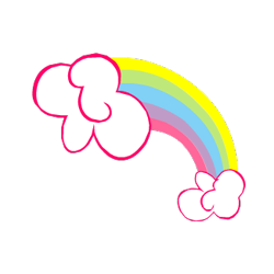 Size: 326x326 | Tagged: safe, artist:8-bitspider, artist:user15432, derpibooru import, rainbow dash, rainbow dash (g3), g3, cloud, cutie maker, cutie mark, cutie mark only, generation leap, no pony, rainbow, simple background, transparent background