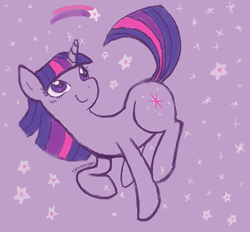 Size: 660x612 | Tagged: safe, artist:drkamazon, derpibooru import, twilight sparkle, shooting star, solo