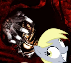 Size: 1024x913 | Tagged: safe, derpy hooves, pegasus, pony, alucard, female, hellsing, mare, vector