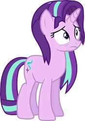 Size: 1373x1964 | Tagged: safe, artist:davidsfire, starlight glimmer, pony, unicorn, all bottled up, female, mare, messy mane, simple background, solo, tired, transparent background, vector