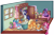 Size: 6526x4328 | Tagged: safe, artist:cutepencilcase, derpibooru import, applejack, bon bon, derpy hooves, discord, fluttershy, lyra heartstrings, pinkie pie, rainbow dash, rarity, seabreeze, spike, sweetie drops, twilight sparkle, breezie, dragon, earth pony, pegasus, pony, unicorn, absurd resolution, bed, bedroom, book, bookshelf, breaking the fourth wall, female, looking at each other, mane six, mare, sleeping, smiling, window