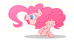 Size: 974x539 | Tagged: artist needed, source needed, safe, pinkie pie, earth pony, pony, running, solo