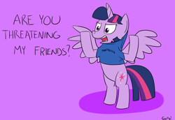 Size: 1600x1100 | Tagged: safe, artist:rapidstrike, derpibooru import, twilight sparkle, twilight sparkle (alicorn), alicorn, pony, beavis, beavis and butthead, cornholio, crossover, female, mare