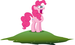 Size: 10000x6036 | Tagged: safe, artist:vladimirmacholzraum, pinkie pie, earth pony, pony, absurd resolution, simple background, transparent background, vector