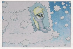 Size: 1180x786 | Tagged: safe, artist:pechenyuha, derpy hooves, pegasus, pony, female, mare, solo