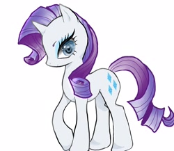 Size: 2990x2600 | Tagged: safe, rarity, pony, unicorn, female, looking at you, mare, simple background, solo, white background