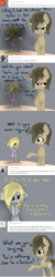 Size: 565x2850 | Tagged: safe, artist:lilliesinthegarden, derpy hooves, doctor whooves, pegasus, pony, bandage, comic, ear, female, mare, nurse turner, sad, tumblr