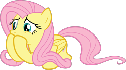 Size: 5450x3000 | Tagged: safe, artist:the-crusius, fluttershy, pegasus, pony, reaction image, simple background, transparent background, vector