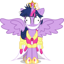 Size: 896x892 | Tagged: safe, derpibooru import, twilight sparkle, twilight sparkle (alicorn), alicorn, pony, female, mare, reaction image, simple background, transparent background, twilight snapple, vector, xk-class end-of-the-world scenario