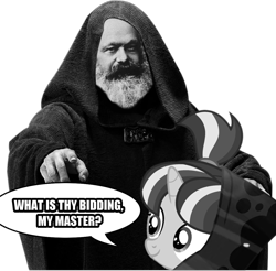 Size: 1090x1072 | Tagged: safe, starlight glimmer, pony, unicorn, emperor palpatine, female, filly, image macro, karl marx, master, meme, speech, stalin glimmer, star wars