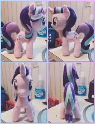 Size: 1579x2048 | Tagged: safe, artist:lucaspratt, starlight glimmer, pony, unicorn, collage, female, irl, photo, plushie, solo