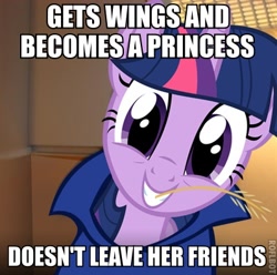 Size: 400x396 | Tagged: safe, derpibooru import, twilight sparkle, twilight sparkle (alicorn), alicorn, good girl twilight, good guy greg, image macro, meme, text