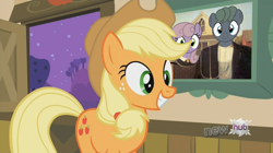 Size: 1280x718 | Tagged: safe, edit, editor:i-shooped-a-pwny, applejack, earth pony, pony, american gothic, female, mare