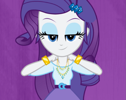 Size: 853x674 | Tagged: safe, screencap, rarity, equestria girls, equestria girls (movie), bedroom eyes, bracelet, female, jewelry, necklace, solo