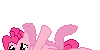 Size: 100x50 | Tagged: safe, artist:draumi, pinkie pie, earth pony, pony, animated, female, mare, pink coat, pink mane, solo