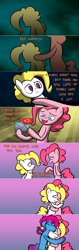 Size: 896x2825 | Tagged: safe, artist:willdrawforfood1, pinkie pie, surprise, oc, oc:cteno, earth pony, pony, g1, ask surprise, g1 to g4, generation leap, sad
