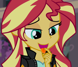 Size: 829x720 | Tagged: safe, edit, screencap, sunset shimmer, equestria girls, friendship games, tongue out