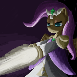 Size: 2000x2000 | Tagged: safe, artist:popprocks, fluttershy, pegasus, pony, female, mare, princess zelda, the legend of zelda