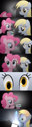 Size: 1920x7472 | Tagged: safe, derpy hooves, pinkie pie, earth pony, pegasus, pony, my brand, parody