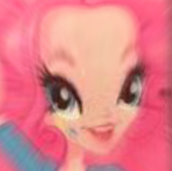 Size: 400x396 | Tagged: safe, edit, pinkie pie, equestria girls, faic, nightmare fuel, wat