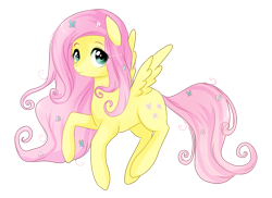 Size: 985x716 | Tagged: safe, artist:cyahna, fluttershy, pegasus, pony, simple background, solo, transparent background