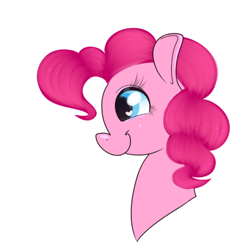 Size: 455x471 | Tagged: safe, artist:ponycide, pinkie pie, earth pony, pony, female, happy, mare, pink coat, pink mane, smiling