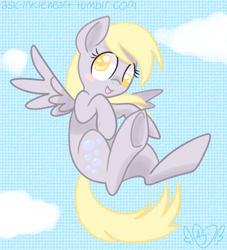 Size: 1500x1650 | Tagged: safe, artist:inkie-heart, derpy hooves, pegasus, pony, female, mare, solo