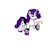 Size: 512x512 | Tagged: safe, artist:inurantchan, elusive, rarity, pony, unicorn, rule 63, solo