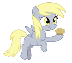 Size: 2461x2165 | Tagged: safe, artist:vanillecream, derpy hooves, female, filly, filly derpy, muffin, simple background, solo, transparent background, vector, younger