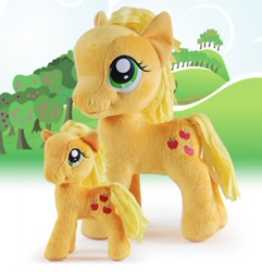 Size: 404x419 | Tagged: safe, applejack, earth pony, pony, female, funrise, irl, mare, official, photo, plushie