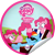 Size: 300x300 | Tagged: safe, derpibooru import, pinkie pie, rainbow dash, earth pony, pegasus, pony, too many pinkie pies, beach chair, clone, getglue, pinkie clone, sunglasses