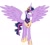 Size: 942x847 | Tagged: safe, artist:alexwolf96, derpibooru import, twilight sparkle, twilight sparkle (alicorn), alicorn, pony, big crown thingy, female, hoof shoes, jewelry, mare, peytral, rapeface, regalia, simple background, spread wings, twilight snapple, ultimate twilight, white background, wings