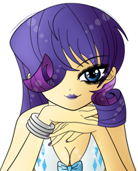 Size: 815x1015 | Tagged: safe, artist:jollyrogers5, rarity, bikini, clothes, humanized, solo, swimsuit