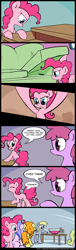 Size: 1240x4081 | Tagged: safe, artist:subjectnumber2394, berry punch, berryshine, carrot top, derpy hooves, golden harvest, pinkie pie, pegasus, pony, comic, female, literal, mare, meta, pun, punchline