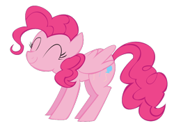 Size: 900x697 | Tagged: safe, artist:spiritaxew, pinkie pie, pegasus, pony, pegasus pinkie pie, race swap, simple background, solo, transparent background, vector