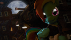 Size: 1920x1080 | Tagged: safe, artist:wiizzie, derpibooru import, rainbow dash, pegasus, pony, 3d, clothes, solo