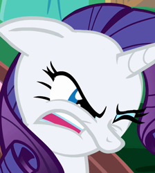 Size: 471x526 | Tagged: safe, screencap, rarity, pony, unicorn, angry, rage, solo