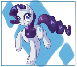 Size: 961x832 | Tagged: safe, artist:rastaquouere69, rarity, pony, unicorn, female, horn, mare, solo, white coat