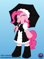 Size: 3000x4000 | Tagged: safe, artist:template93, pinkie pie, earth pony, pony, 30 minute art challenge, absurd resolution, solo