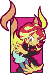 Size: 695x924 | Tagged: safe, artist:rvceric, sunset shimmer, equestria girls, simple background, solo, transparent background