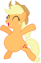 Size: 595x911 | Tagged: safe, applejack, earth pony, pony, bipedal, pregnant, pregnant edit