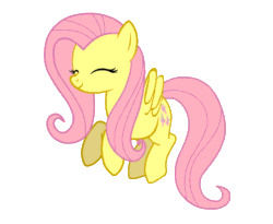 Size: 550x450 | Tagged: safe, artist:heilos, fluttershy, pegasus, pony, animated, cute, daaaaaaaaaaaw, eyes closed, female, flutterbob, flying, happy, headbob, hnnng, mare, shyabetes, simple background, smiling, solo, transparent background, weapons-grade cute