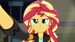 Size: 1280x720 | Tagged: safe, screencap, sunset shimmer, equestria girls, friendship games, solo