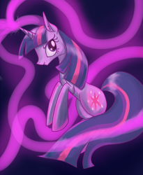 Size: 900x1100 | Tagged: safe, artist:tinyfeather, derpibooru import, twilight sparkle, magic, smiling