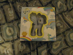 Size: 1600x1200 | Tagged: safe, derpy hooves, pegasus, pony, female, mare, mystery, san diego comic con, toy