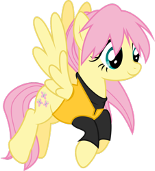 Size: 1024x1133 | Tagged: safe, artist:bubblestormx, fluttershy, pegasus, pony, alternate hairstyle, parody, pokémon, yellow